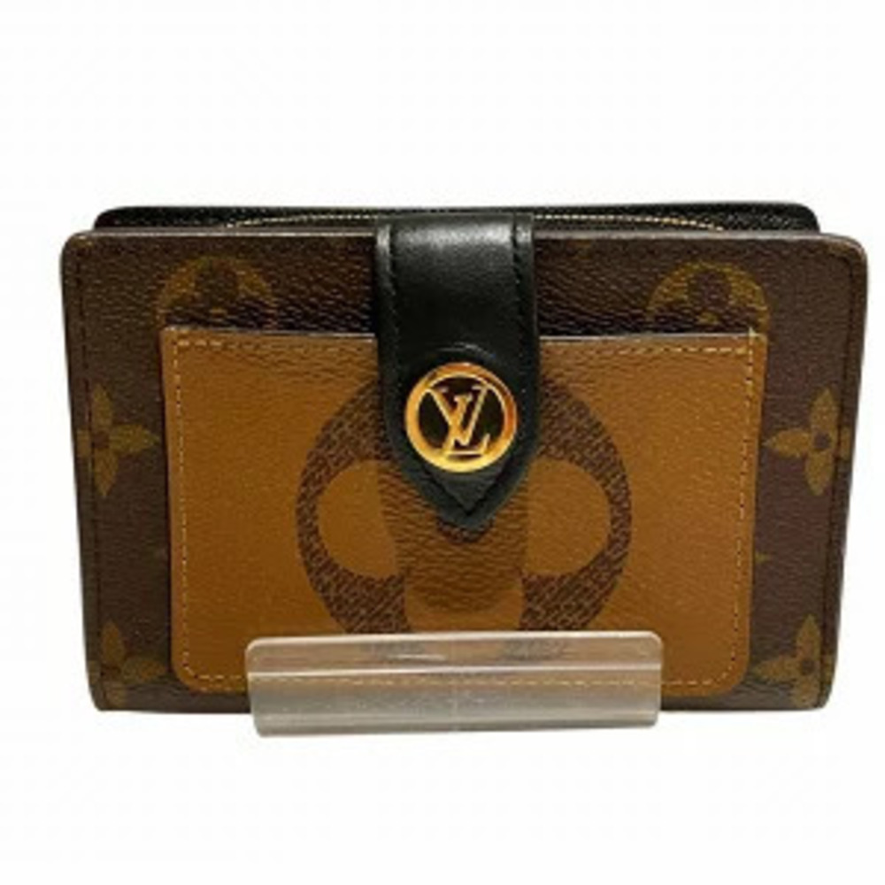 Louis Vuitton Monogram Giant Reverse Portefeuille Juliette Bi fold Wallet